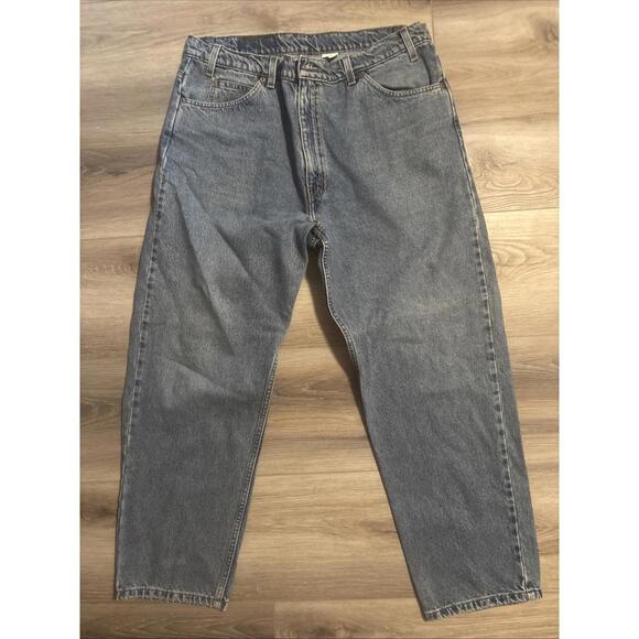 Vintage 40x30 Blank White Tab Levi Strauss 541 Fit Tan Jeans Men's RARE Tag 90 - Picture 1 of 5